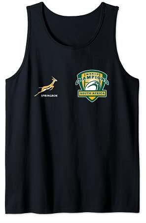 Champs du monde de rugby Springbok Bokke Afrique du Sud Débardeur