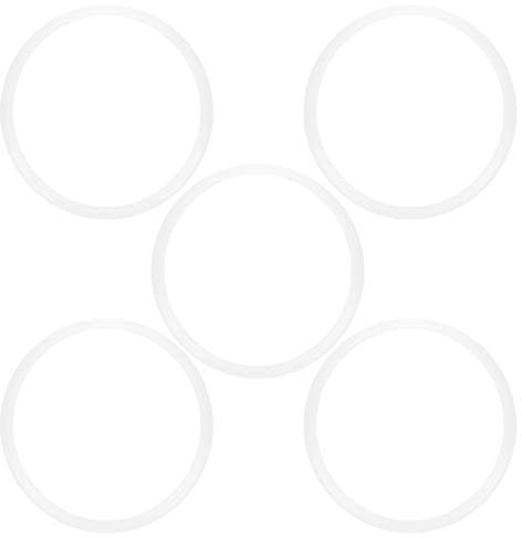 5Pcs Pressure Cooker Ring, Universal Silicone Pressure Cooker Sealing Ring Silicone Gasket Replaceable Pressure Cooker O Ring for Kitchen(22cm)