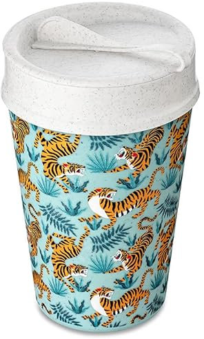 ISO TO GO TIGER Thermobecher 400ml frosty blue