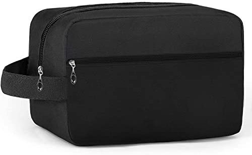 Kulturtasche für Männer - Kulturbeutel Herren Reise Kosmetiktasche Waschtasche für Männer & Frauen (Schwarz)