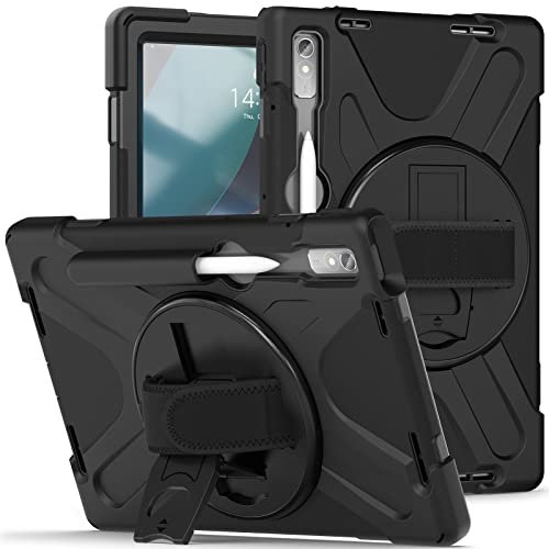 Cover Lenovo Tab P11 Pro 2° Gen 11.2 2022 TB-132FU TB-138FC, resistente agli urti, supporto girevole 360, cinturino da polso e portamatite, protezione custodia per Lenovo Tab P11 Pro 2° Gen 11.2