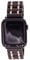 woodwear Bracciale in legno fatto a mano 42/44 mm - Ebano scuro, compatibile con smartwatch della serie 1-10, SE & Ultra