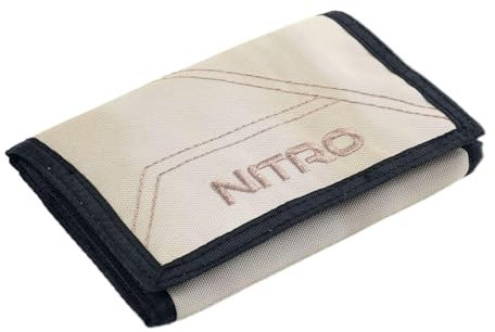 Nitro, portafoglio, portamonete, Unisex-Adulto, duna, 10x14x2