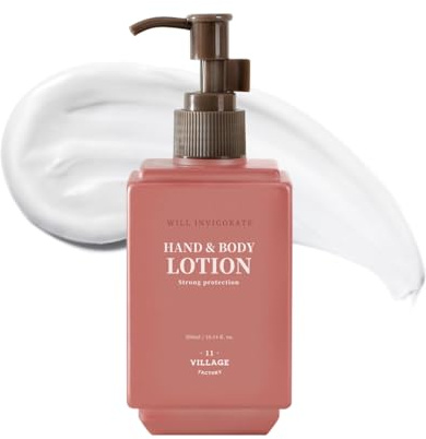 [VILLAGE11FACTORY] WILL INVIGORATE - HAND & BODY LOTION (300ml) Koreanische Pflege – Körper- und Handlotion – Vegan – Belebend – Grapefruit & Lavendel – Aromatherapie