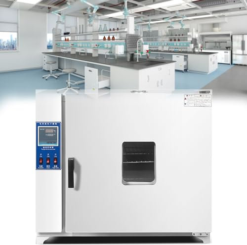 RayGenius Forno Elettrico di Essiccazione, Forno Industriale A Temperatura Costante da 15,6 L con Strumento Intelligente Pid, Rivestimento Interno in Acciaio Inox,101-0S