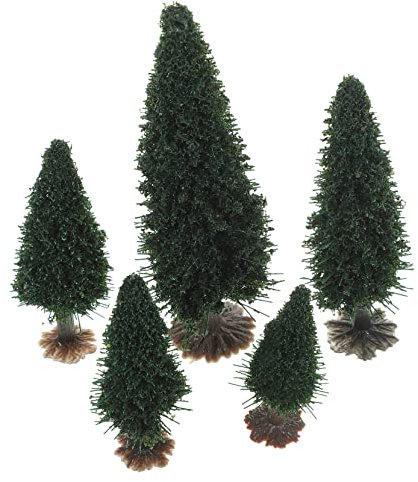 STOBOK Pflanzendekor 15 Stück Kleine Baumlandschaft Modellpflanze Weihnachten Kunststoff Baummodell