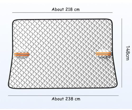 Auto Scheibenabdeckung für VW Golf Cabriolet 2011-2013,Ultra-Dick Faltbare mit Seitenspiegelabdeckung gegen Schnee Abdeckplane Zubehör