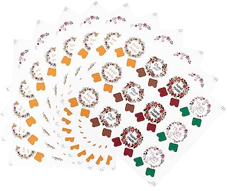 TEHAUX 10stücke Lipgloss Tube Aufkleber Diy Etiketten Lipgloss Tube Sticker Pvc Material Schönes Musterdesign Dekorative Tuben Selbstklebende Aufkleber