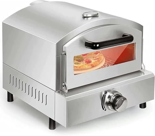 Four à pizza, four à pizza électrique/propane portable, four à pizza à gaz intérieur/extérieur, machine à pizza en acier inoxydable, for restaurant à domicile, camping dans le jardin ( Size : Electric