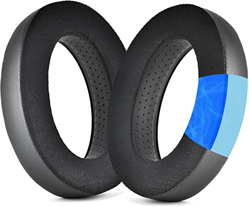 INF 1 Paar Ohrpolster für Sennheiser HD650, HD660 S, HD600, HD580, HD565, HD545, HD535, Reduzieren Sie störende Geräusche von außen, Kunstleder + Memory-Schaum Ohrpolster