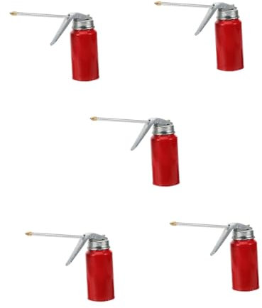 SOLUSTRE 5pièces High Pressure Oiler Lubrification Précise pour Machines Outil De Maintenance Portable Design Élégant pour Entretien Mécanique