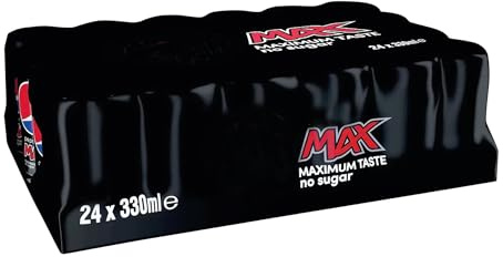 Zero-Calorie Beverage | Cola 24 x 330ml Cans | Maximum Taste, No Sugar | Refreshing Cola | 24 Pack for Sharing, Parties & Everyday Enjoyment