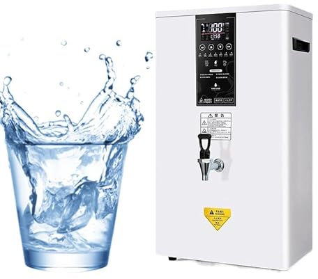 WEIMILOR Electric Water Boiler, 3000W Commercial Hot Water Dispenser with Timer & Removable Drip Tray, Water Boiler for Water Pressure, for Restaurants Schools,60L/H