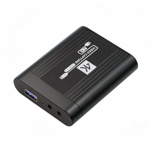NFHK HDMI Capture Card 4K Video Live-Streaming USB-Daten für Kamera Spiel Set-Top-Box Aufnahme Computer DVD
