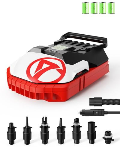 Gicle Rechargeable Sup Pump,22Psi Sup Electric Pump Battery Powered 36W Type C Inflator And Deflator 12v Dc For Paddle Board,Boat,Water Sports