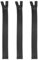 JAWUZ 3 Pezzi Cerniera lampo impermeabile, cerniere lampo per giubbotti, cerniera giubbotto, cerniera lampo 70 cm #5