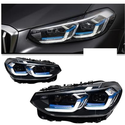Feux de voiture Compatible pour BMW X3 G01 G08 LED Laser Style phare projecteur lentille 2018-2022 lampe frontale avant DRL accessoires automobiles(For Original LED)