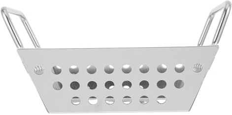 jojofuny Panier de Grillade INOX Multifonction pour Légumes et Fruits Résistant Chaleur Panier à Barbecue Polyvalent pour Cuisson Friture et Égouttage pour Repas Plein Air