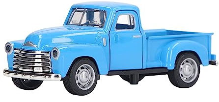 Masyrt Vintage Druckguss-Pickup-Truck-Modell Retro-Legierungsautomodell 1:32 Druckguss-Modellauto Miniatur-realistisches Legierungsguss-Spielzeugauto-Pickup-Truck für (Typ 1)
