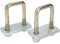 M10 40mm x 70mm U-N-Vis de fixation 1 paire avec les plaques et les écrous HAUTE RÉSISTANCE À UBR01/04