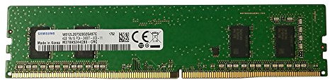 Samsung 4 GB DDR4 PC4 – 19200, 2400 MHz, 288 pin DIMM, 1,2 V, CL 17 memoria RAM de escritorio