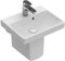 Villeroy & Boch 735845R1 Avento 735845 450x370mm, 1 Wasserhahnloch, mit Überlauf, Farbe Badkeramik > Waschtische & Handwaschbecken, Weiße Keramik