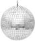 BeamZ MB20 - Disco Kugel 20 cm, Spiegelkugel, Discokugel, Disco Ball, Party Gadgets, Spiegelball mit stabiler Metallöse, Partylichteffekt für Clubs, Bars und Discotheken