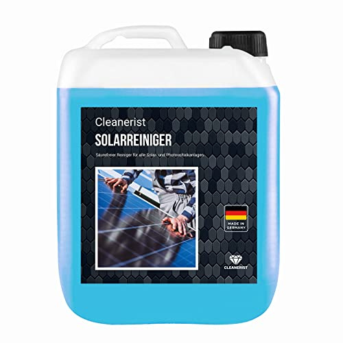Cleanerist | 10 l Photovoltaik- und Solaranlagen Reiniger - Konzentrat 1:50 - PV Anlage und Solarpanels reinigen für höhere Effizienz der Solarmodule (AP24)