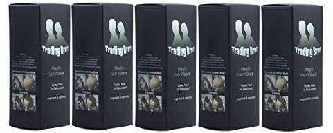 5x Dosen Premium Streuhaar Schütthaar Haarverdichtung Trading Bros Magic Hair Fibers Dunkelbraun