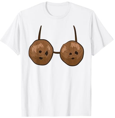 Kokosnuss Sommer Kokosnüsse BH Kokosnuss Kostüm T-Shirt