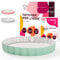 Happy Lemuro Quicheform 28 cm - Design Keramik Tarteform | Obstkuchenform | Pie Form, kratzfest, leichte Reinigung (mint)