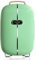 HMTE 13 L Mini Beauty Fridge Fashion Cosmetic Car Refrigerator lectric Cooler And Warmer Small And Light Double Door Cosmetic Fridge,White (Green)