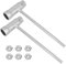 YUMILI Socket Wrench for Spark Plug, 2Set Chainsaw Wrench Kit, Chainsaw Spanner Chain Saw Accessory for Stihl for Husqvarna 024 026 MS240 MS260 MS192t MS200T 028 031 032