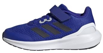adidas Unisex Kinder RunFalcon 3.0 Elastic Lace Top Strap Shoes, Lucid Blue / Legend Ink / Cloud White, 30 1/2 EU
