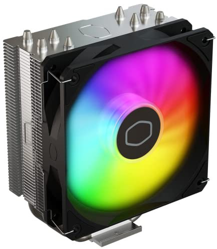 Cooler Master Hyper 212 Spectrum V3 ARGB CPU Air Cooler, 120mm PWM Fan, 4 Copper Heat Pipes, 152mm Tall, AMD Ryzen AM5/AM4, Intel LGA 1851/1700/1200 Brackets
