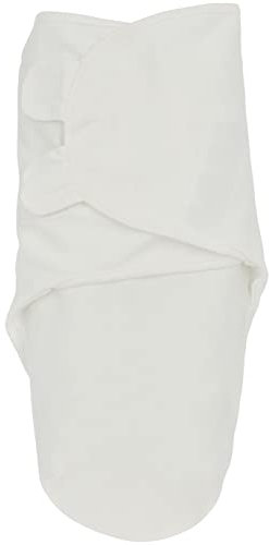 Meyco Baby Uni Pucksack, Erstausstattung Neugeborene (Pucktuch für Babys ab 0-3 Monaten, weicher Schlafkomfort, 100% Baumwolle, atmungsaktiv, Einschlafhilfe), Cremeweiß