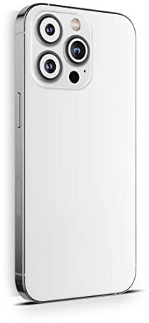 Skins4u Schutzfolie Skin Cover Skins Design Folie Kratzerschutz kompatibel mit iPhone 12 Solid State Weiss