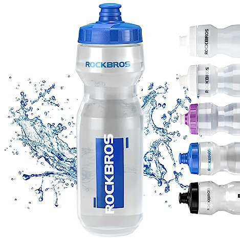 ROCKBROS Fahrrad Wasserflasche 750 ml Große Trinkflasche BPA-Frei Sporttrinkflasche für Radfahren Fitness Wandern