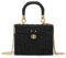 Fecialy Women Handwoven Rattan Handbag Beach Straw Tote Bag Square Boho Crossbody Bag,Black