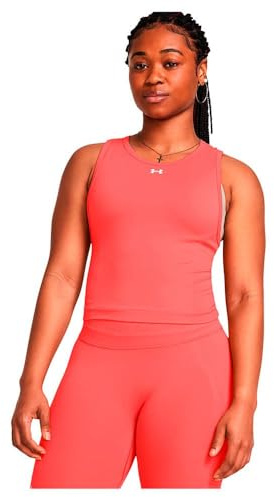 Under Armour Nahtloses Tanktop, COHO/Weiß, Mittel