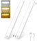 Under Cabinet Kitchen Lights, 146 LED Motion Sensor Lights Indoor, 40CM USB-C Rechargeable Cupboard Lighting 3 Color Temperature Dimmable Wireless Wardrobe Light for Kitchen, Closet, Stair (2 Pack)