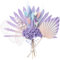 The Baked Studio - Dried Flower Cake Topper Set With Dried Palm Spear and Sun Palm Leaf and Ginkgo Leaves For Cake Decorating (Mermaid Set)