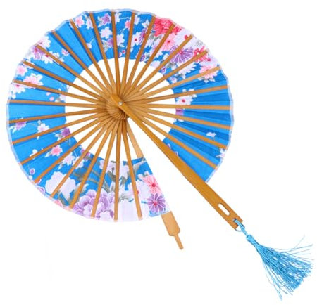 Zerodeko Handgefertigter Seidendamast Im Japanischen Faltfächer-Stil Für Damen – Langlebig Und Farbecht