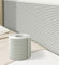 GZGLZDQ Wandpaneele Gepolstert Für Schlafzimmer, 1cm Dick Anti-Kollision Gepolstert Wandpolster Kopfteil, 3D Selbstklebend Wandpaneele Wandpolster(Gray,60cm x 2m)
