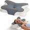 Cervical Pillow for Neck Pain Relief, Elegear Contour Memory Foam Pillow Ergonomic Neck Support for Side Back Stomach Sleepers