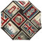 Set of Stamps with The Union Jack Travel Umbrella Windproof UV Rain Umbrella Portable Folding Umbrellas Automatic
