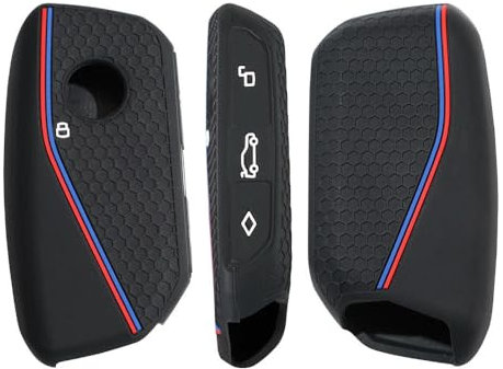 MUTYNE - Coque de Protection en Silicone pour clé de Voiture pour BMW 2024 X5 I5 2023 740 760 X7 X1 IX XM 7 Series Coque de Protection pour clé Accessoires pour Porte-clés