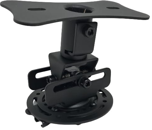 Nobo Universal Projector Ceiling Mount Bracket, Adjustable Tilt, Black