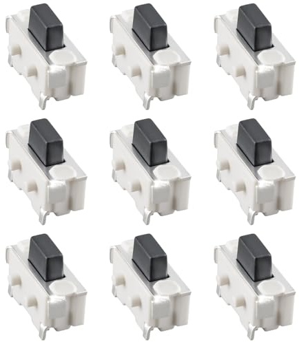 The Lord of the Tools 40 Pulsadores Táctiles Laterales Micro SMD SMT para Electrodomésticos Y Juguetes 2 X 4 X 3,5 Mm
