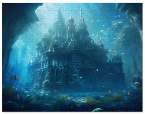 Puzzle 2000 Teile Erwachsene Unterwasserwelt 100 x 70 cm Puzzles für Erwachsene Pädagogisches Spiel Herausforderung Spielzeug Impossible Puzzle 2000 Teile Puzzles